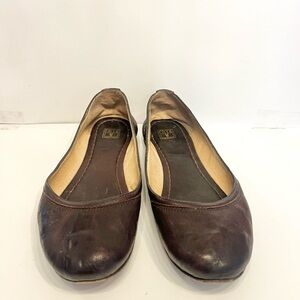Frye Brown Leather Flats